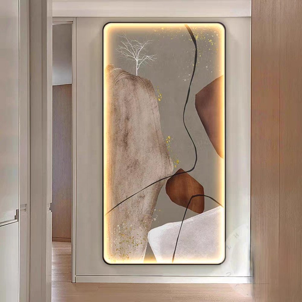 Modern gold eco-friendly multi size metal aluminum profile mouldings round corner aluminum glasses mirror frame for DIY decor