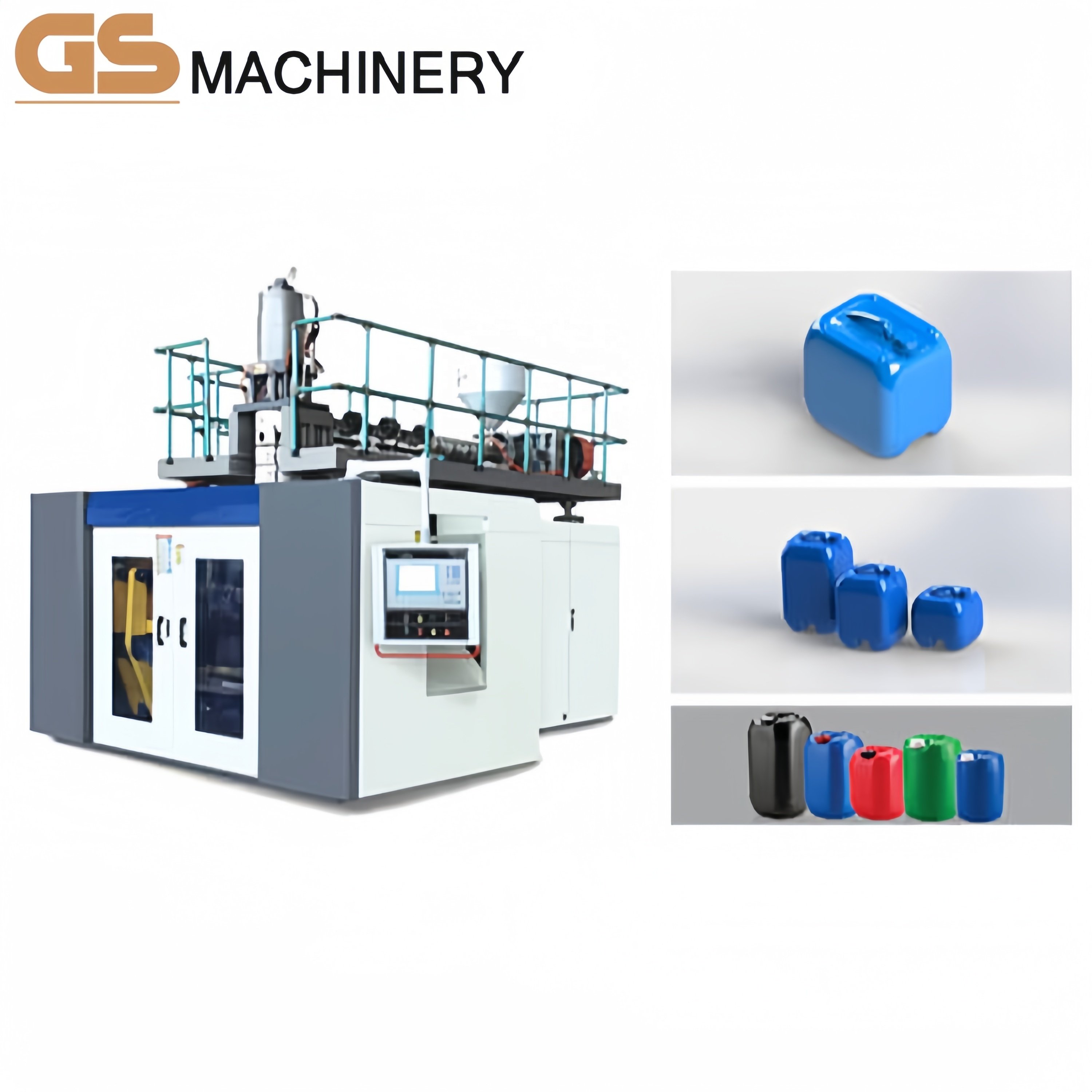 Fully Automatic 20l Extrusion Hdpe Moulding Plastic 20 Liter 25l Jerrycan Bottle Blow Molding Machine