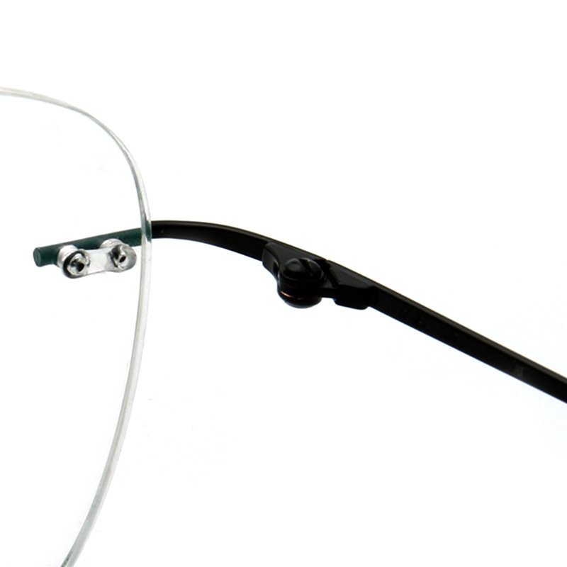 Best Grade Rimless Titanium 1.61 Blue Cut RX Lens Prescription Glasses Optical Frames Myopia Prescription Eyeglasses Glasses