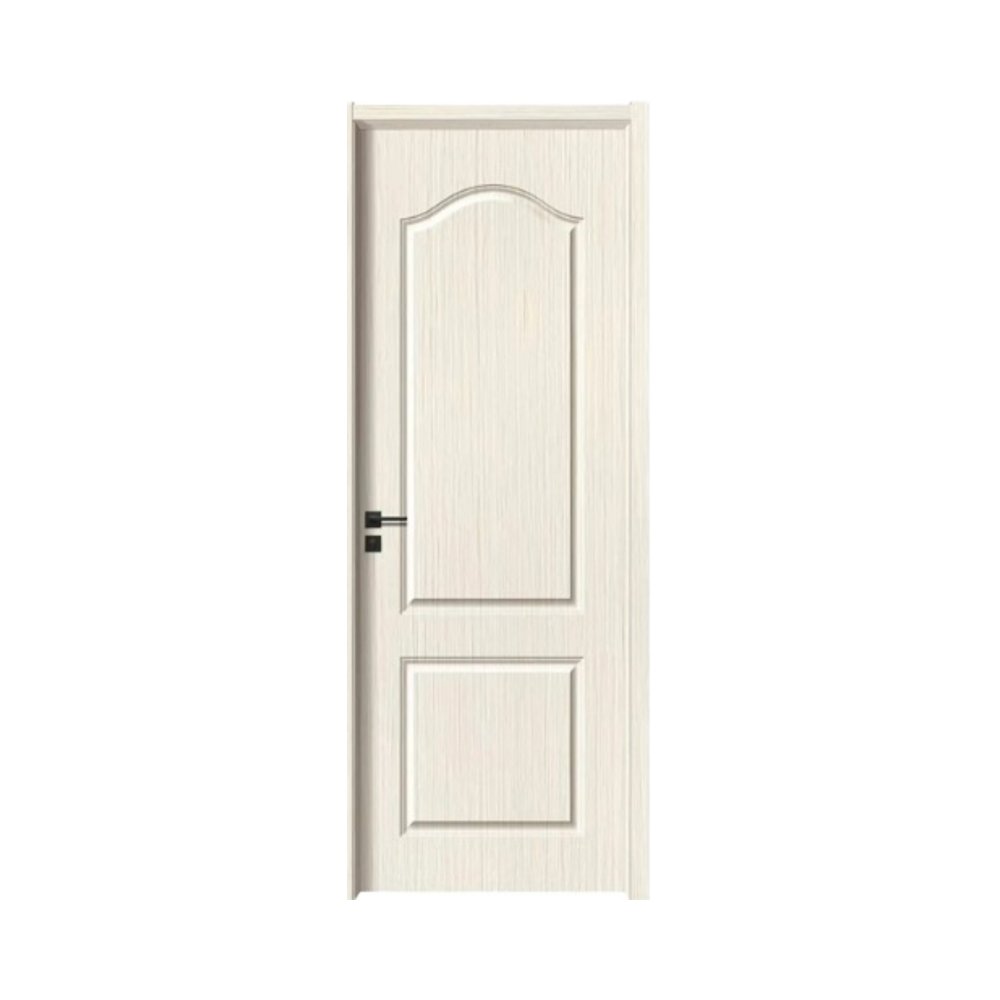 House Hotel Project Wood Doors Design PVC Film Moulded MDF Wooden Door