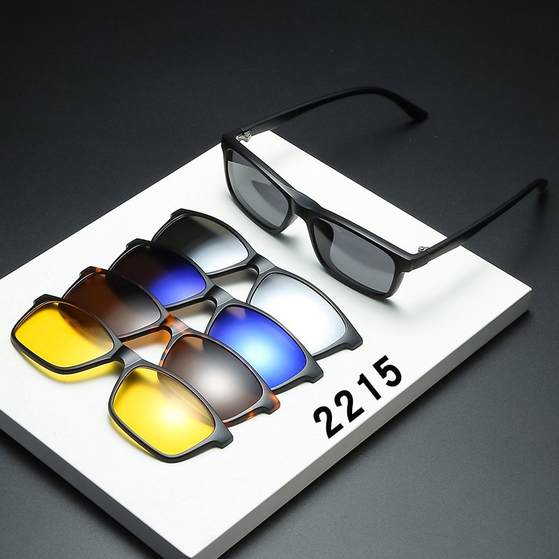 Eyewear 40732 Fashion 2024 TR90 Frame Square Driving Sunglasses