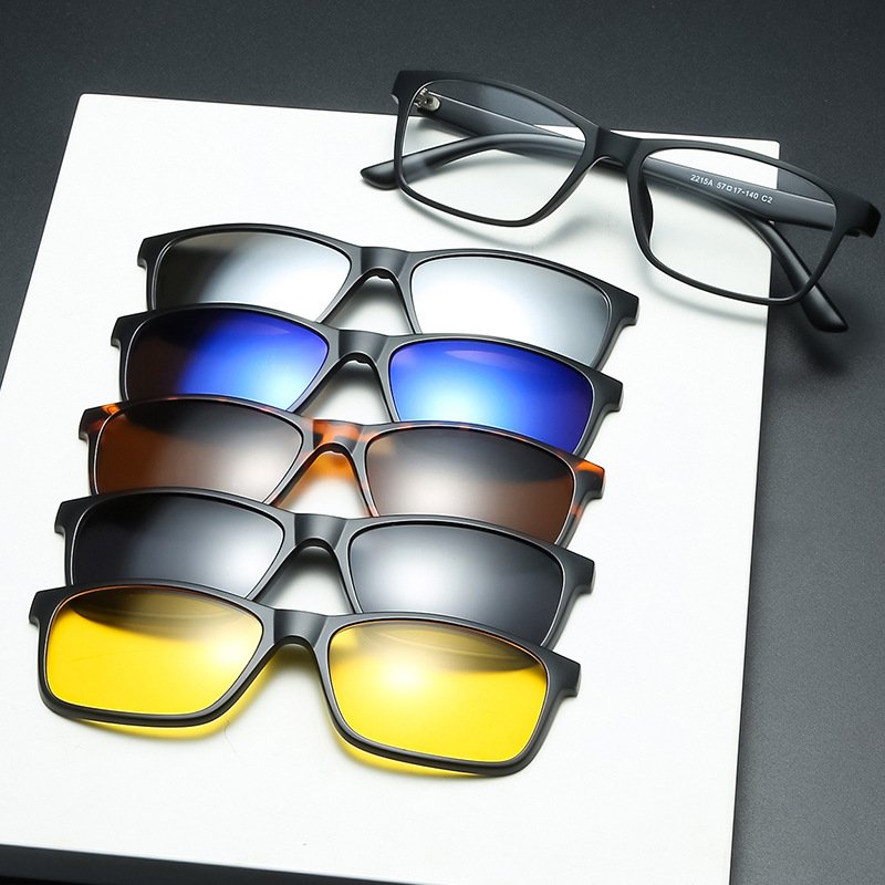 Eyewear 40732 Fashion 2024 TR90 Frame Square Driving Sunglasses