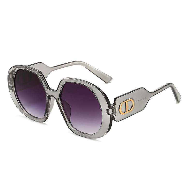 sunglasses 2024 vintage women fashion classic oversized round frame glasses fashion outdoor uv400 shades eyewear sunglasses