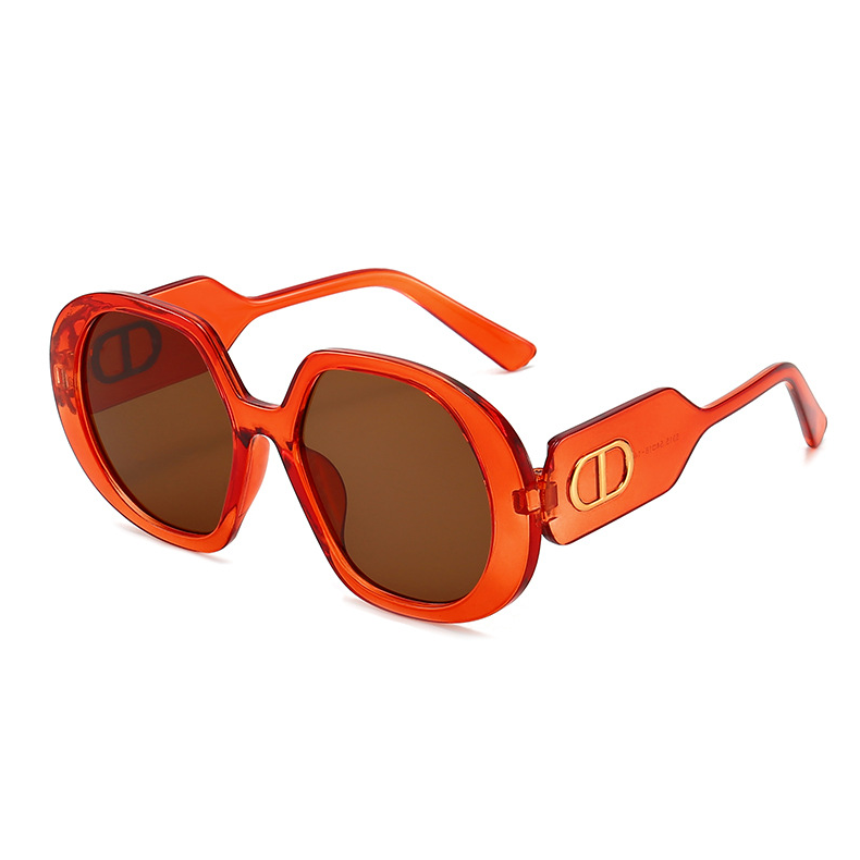 sunglasses 2024 vintage women fashion classic oversized round frame glasses fashion outdoor uv400 shades eyewear sunglasses