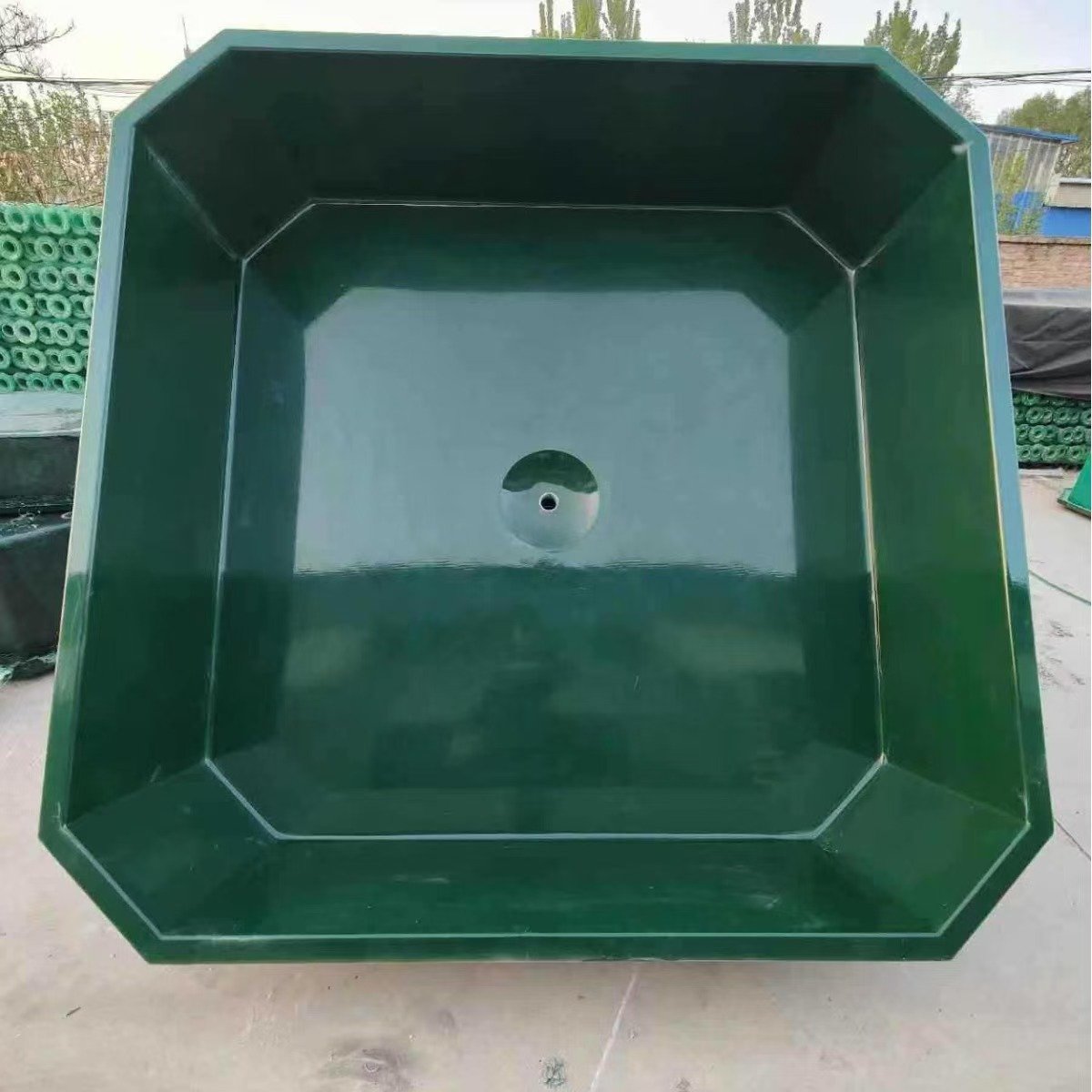 Above ground Fiberglass Fish Tank Manufacturer FRP GRP Framing Fish Tank FRP Round and Rectangular Tankm
