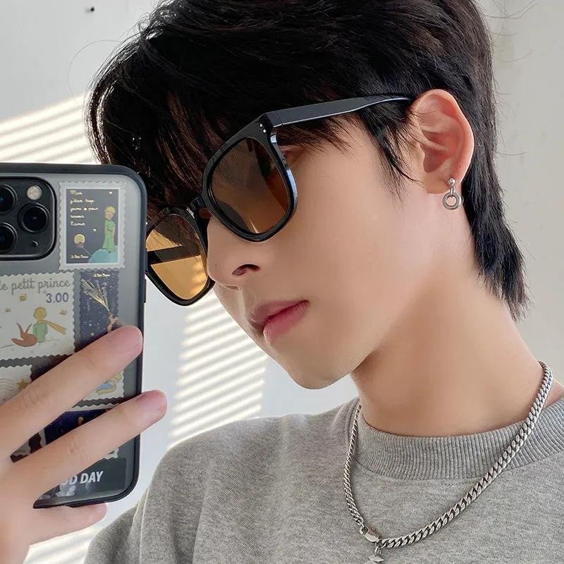 Wholesale Cheap High Quality New Luxury Practical Sunglasses Sun Protection Fashion Street Anti-Uv Square Frame Sunglasses