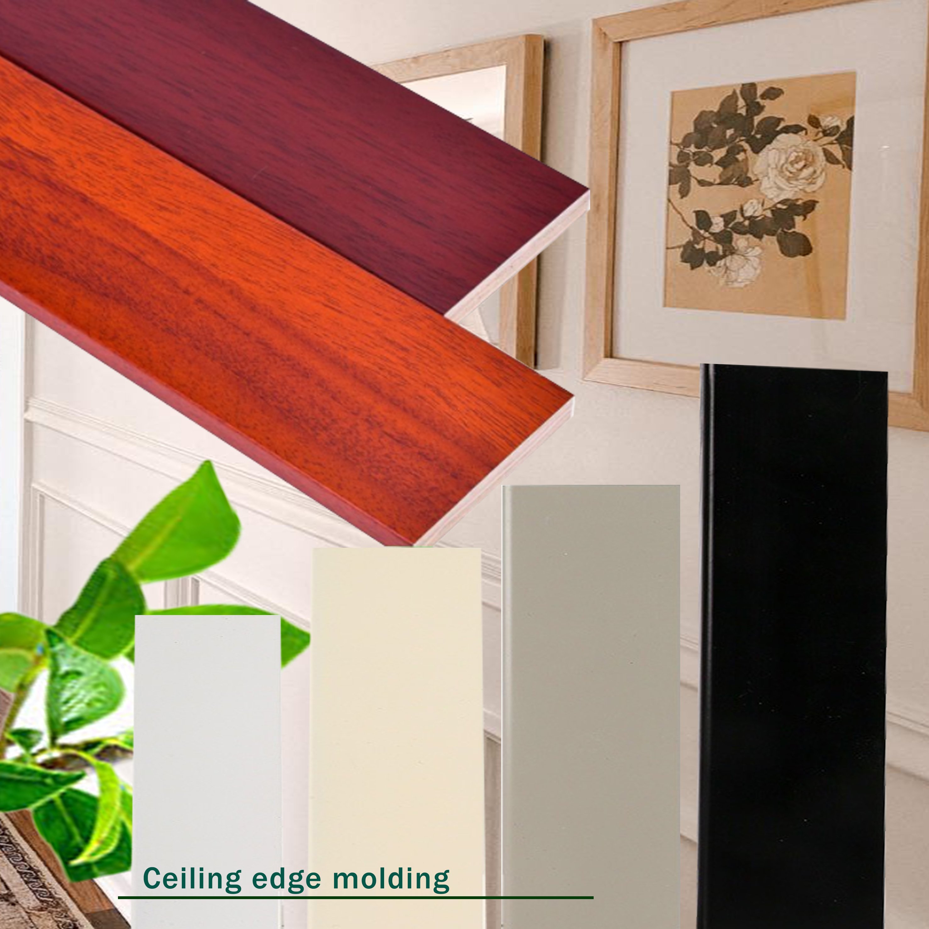 Factory delivery Water Proof Timber White Primed Baseboard Solid Wood Modern Baseboard Moulding