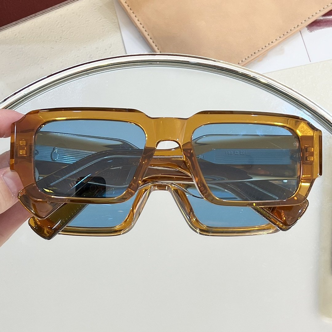 Custom Logo Large Frames Sun Glasses Polarized Luxury Brand Shades Thick Frames Acetate Rectangle Sunglasses Women Men