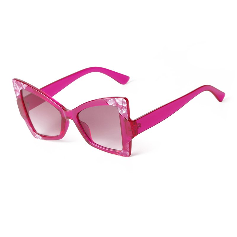 Wholesale Ladies cat eye luxury Sunglasses personality Irregular butterfly shaped Eyewear Party decoration Glasses