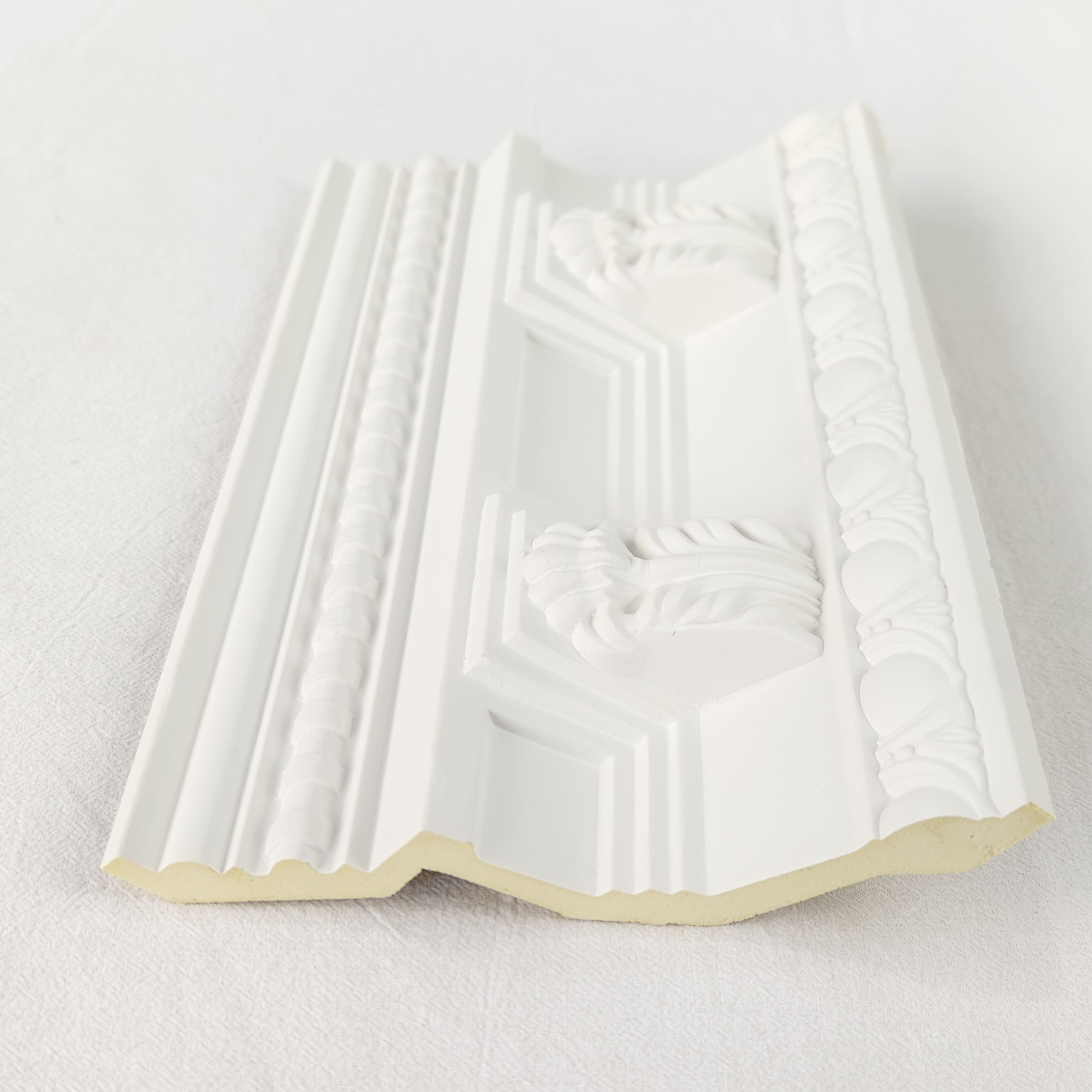 AUUAN Polyurethane Molding Frame Cornice Dentil Moulding for House Water-proof Light Weight And Easy To Install