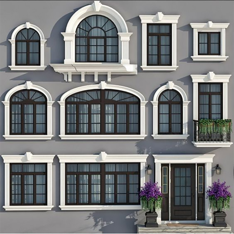 Villa marble door trim Border Trimming Stone White Marble Moulding Edge Strip Tile Skirting Boards tile marble window frames