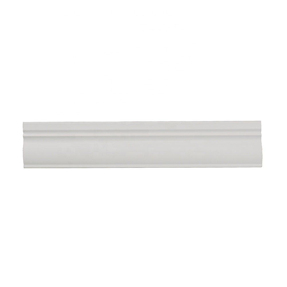 Factory direct sale white cap flat casing moisture proof PS material door frame casing indoor decoration