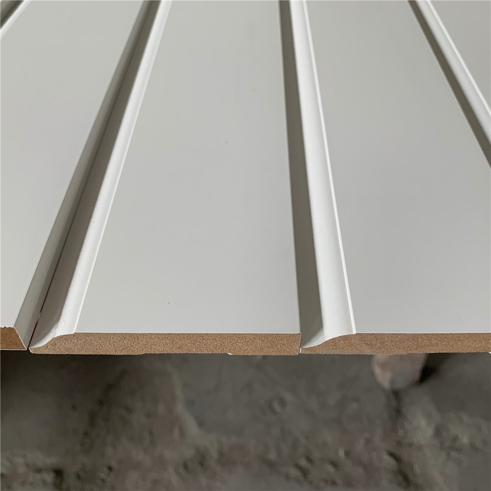 MDF Baseboards Moulding Primed Interior MDF Skirting