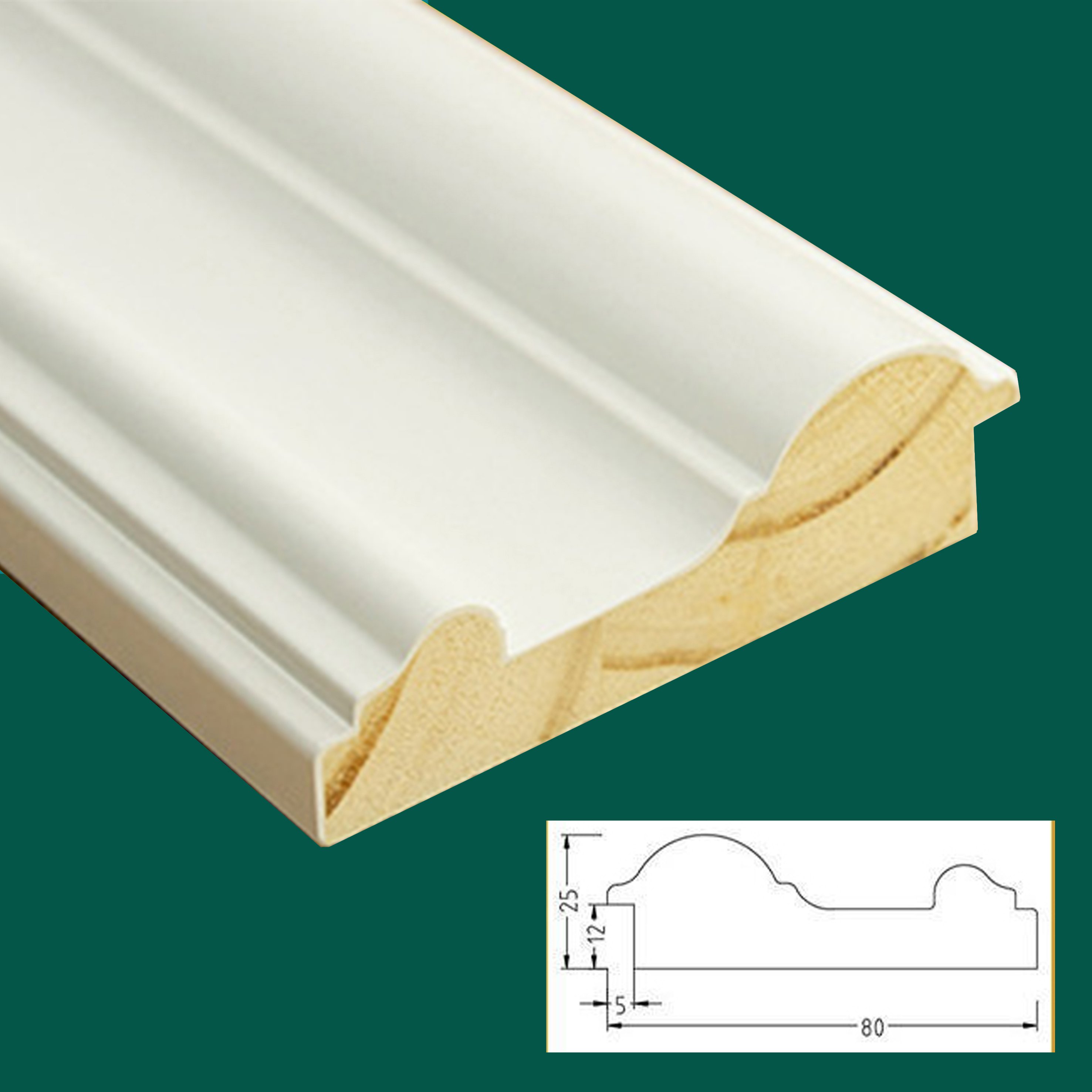 Modern Room Decoration Door And Window Trim Board Moulding Wood Frame Moulding Wall panel base board