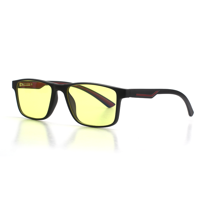 Hot Selling New Design Classic Fashion Trend Black Square Frame Anti Blue Light Glasses For Men And Women