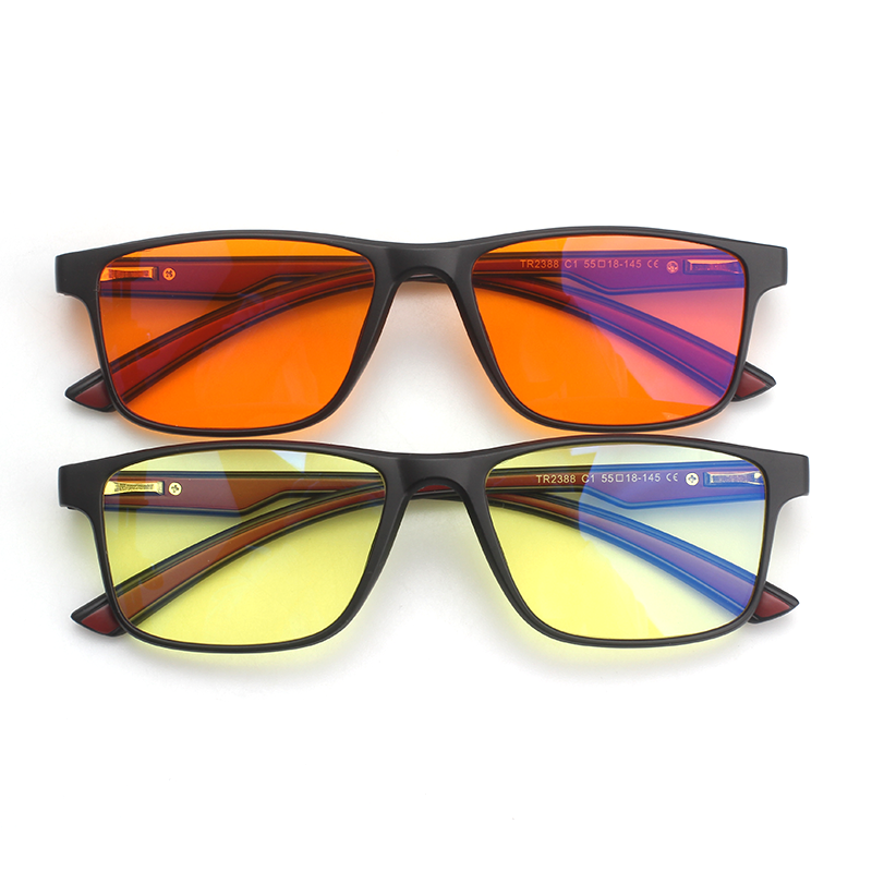 Hot Selling New Design Classic Fashion Trend Black Square Frame Anti Blue Light Glasses For Men And Women