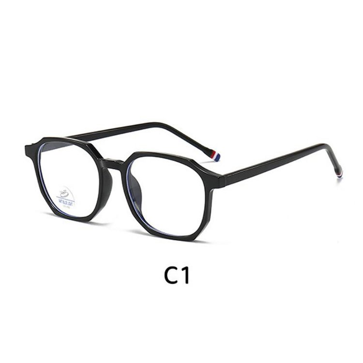 Wholesale Teenagers' 8384 Anti-Blue Block Acetate Round Spectacle Glasses Frames Optics With Protection Lens