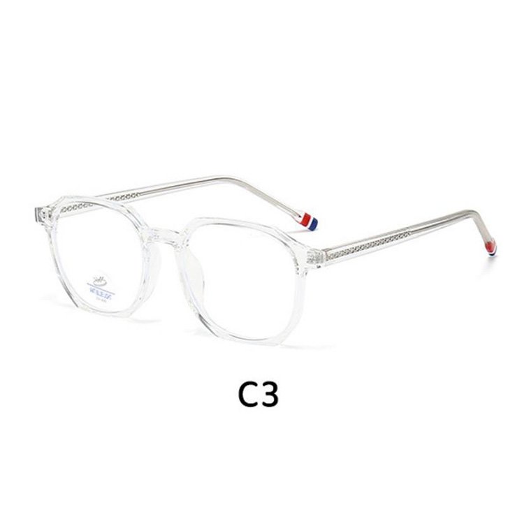 Wholesale Teenagers' 8384 Anti-Blue Block Acetate Round Spectacle Glasses Frames Optics With Protection Lens