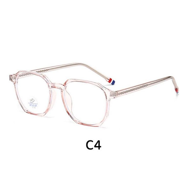 Wholesale Teenagers' 8384 Anti-Blue Block Acetate Round Spectacle Glasses Frames Optics With Protection Lens