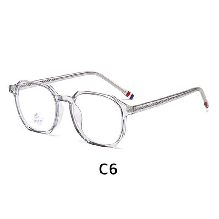 Wholesale Teenagers' 8384 Anti-Blue Block Acetate Round Spectacle Glasses Frames Optics With Protection Lens