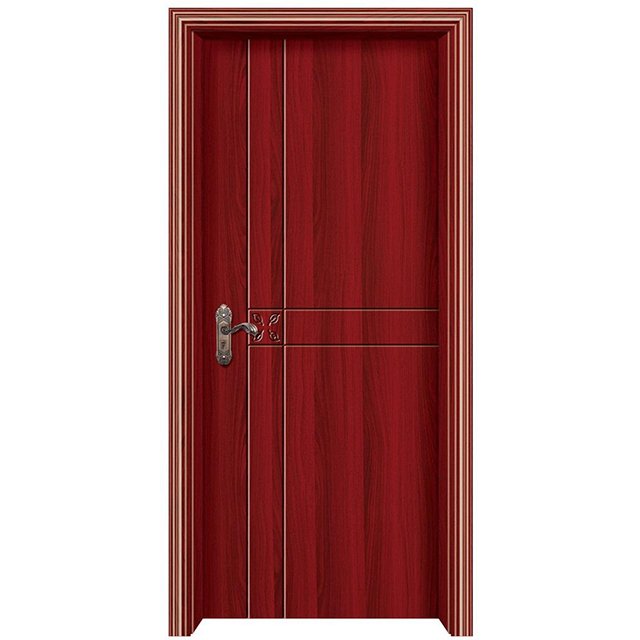 BBSD0010 Hot selling modern design waterproof wpc honeycomb infilling swing door for interior with lock wpc skin door