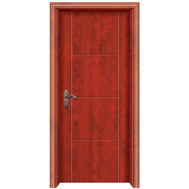 BBSD0010 Hot selling modern design waterproof wpc honeycomb infilling swing door for interior with lock wpc skin door