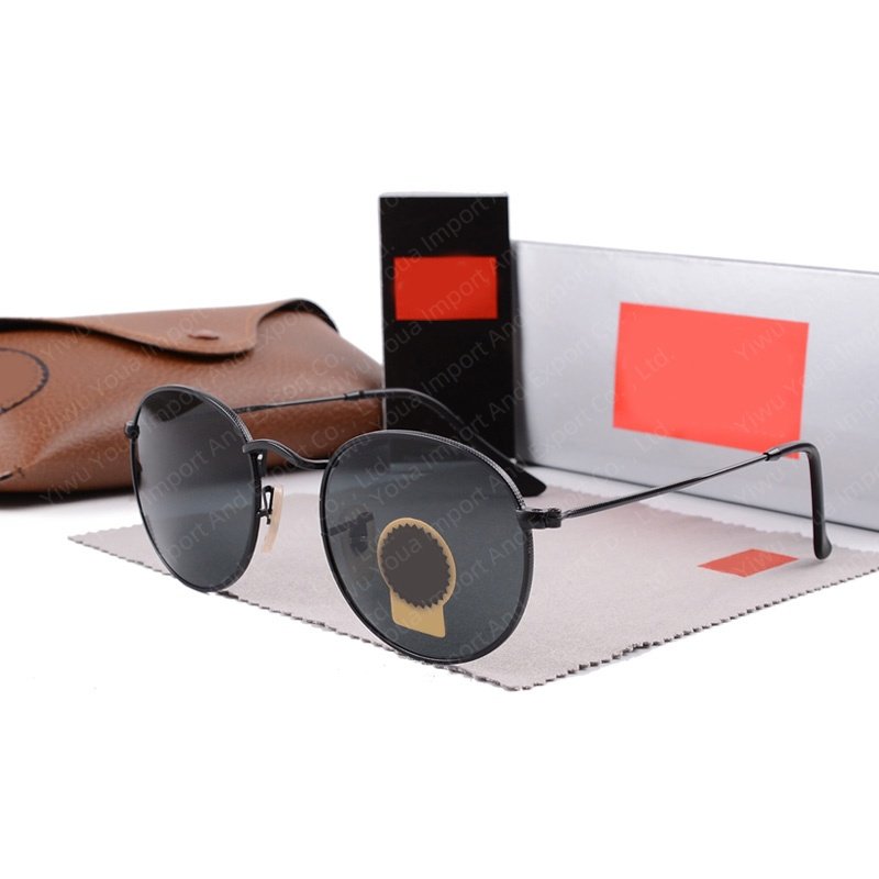 LeonLion Reinforced Glass Luxury Sunglasses Women Men Sunglasses LOGO Round Glasses Women Designer Sun Glasses Men Gafas De Sol