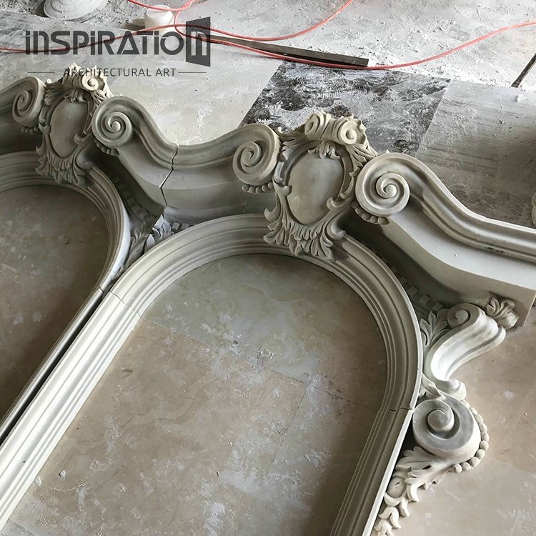 Quality Hand Crafted Artificial SandStone Effect Carved exterior decoration Grc Door &window Mouldings