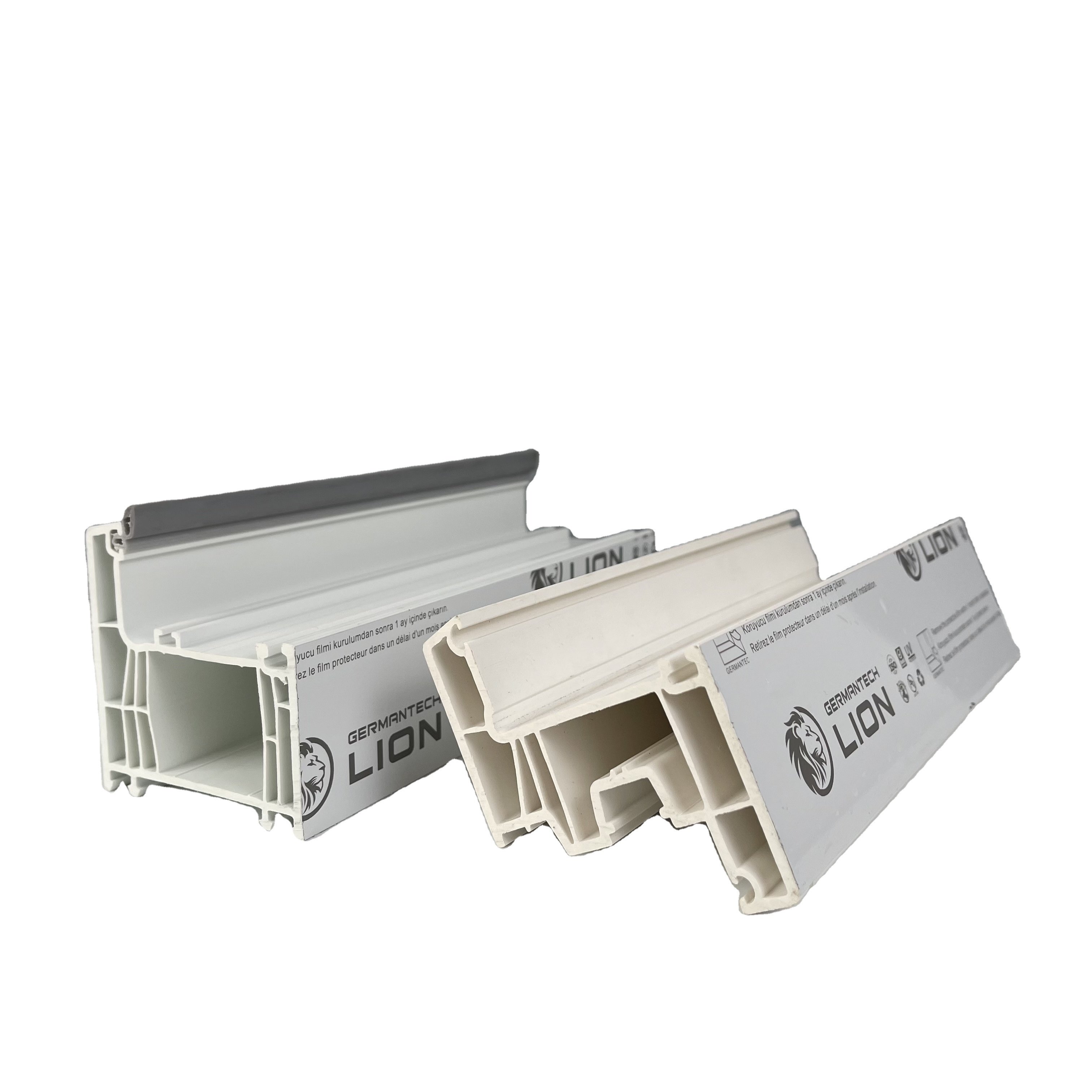 High Quality White PVC Casement Window Profiles Building and Moulding Plastic Profiles Plastic Extrusion Technique