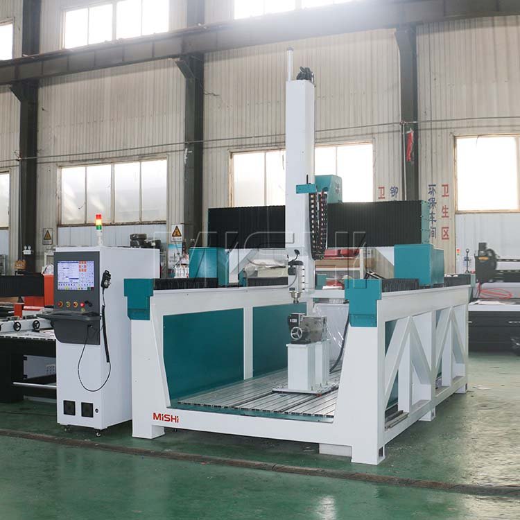 Big Size High Z 4 Axis 5 Axis CNC Router 180 Swing Degree Rotate Head Making Foam Wood Sculpture