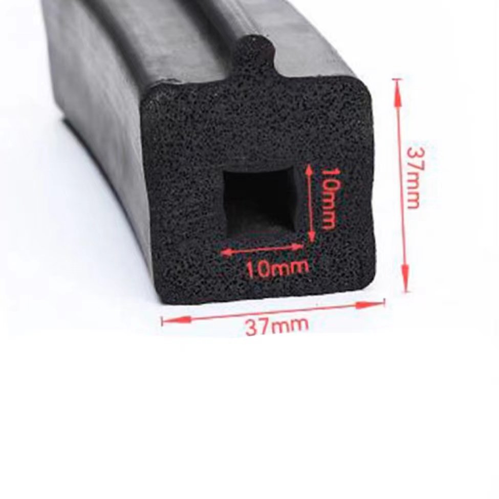 Aluminium Shower Door Frame Sealing Strip Tasteless Ozone Resistant T-Shaped Rubber Moulding Favorable Price Vessel Seals