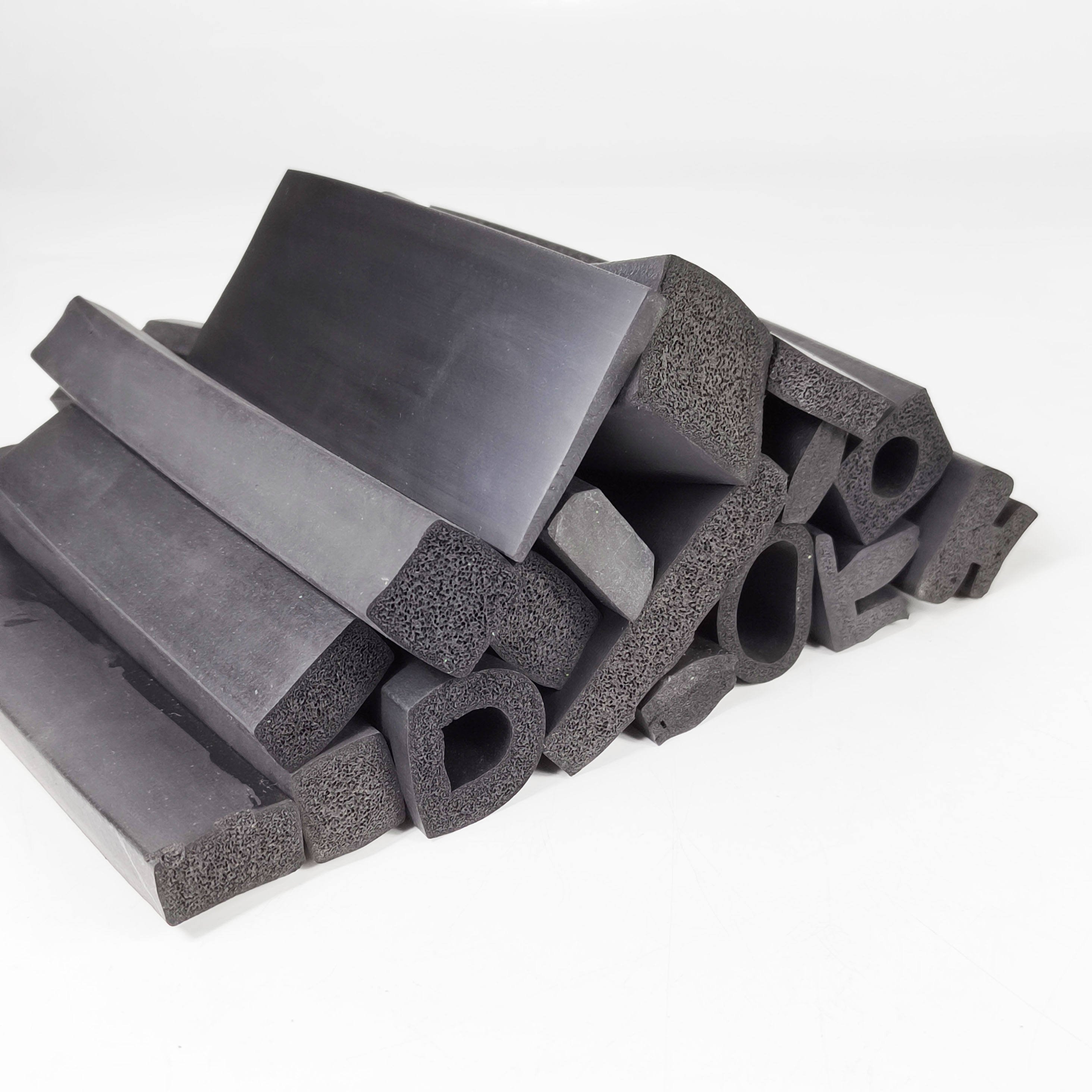 Aluminium Shower Door Frame Sealing Strip Tasteless Ozone Resistant T-Shaped Rubber Moulding Favorable Price Vessel Seals