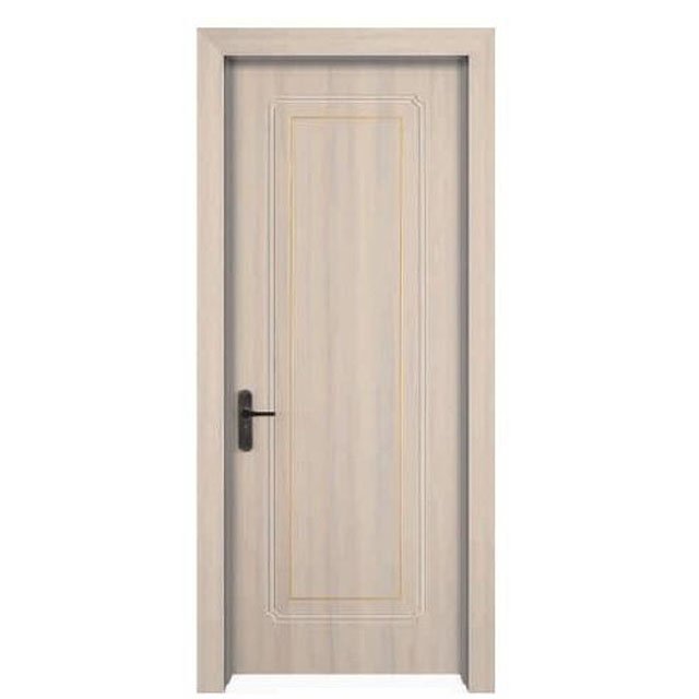 BBVD006 Hot selling wood plastic composite interior door morden wpc door with frame