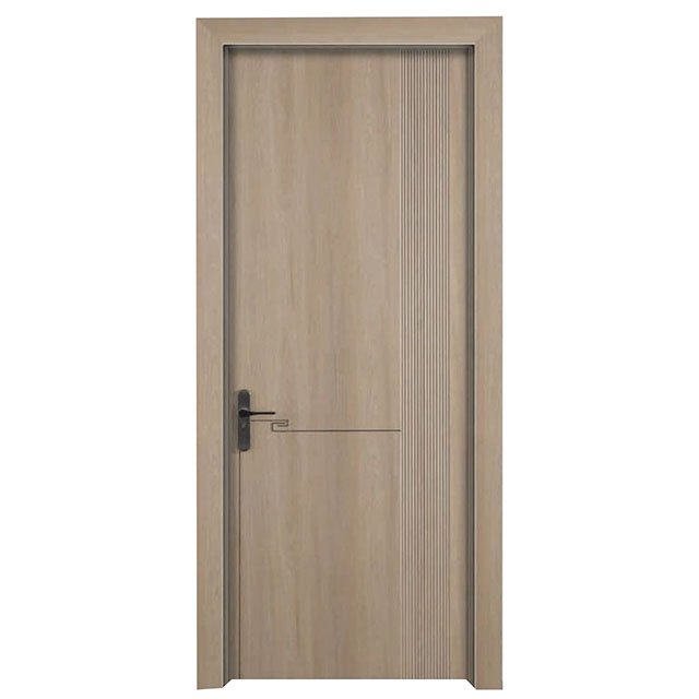 BBVD006 Hot selling wood plastic composite interior door morden wpc door with frame