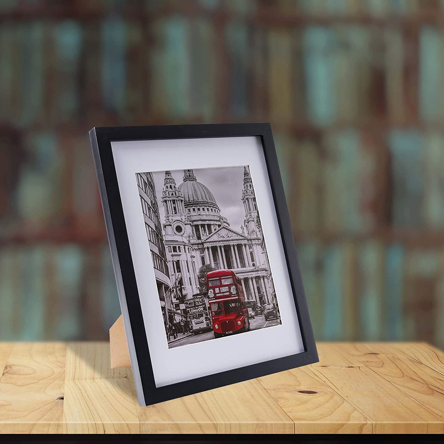 8x10 Black Wood Frame with Acrylic Glass Tabletop Display Pictures Wall Gallery Photo Frame Moulding for Sale