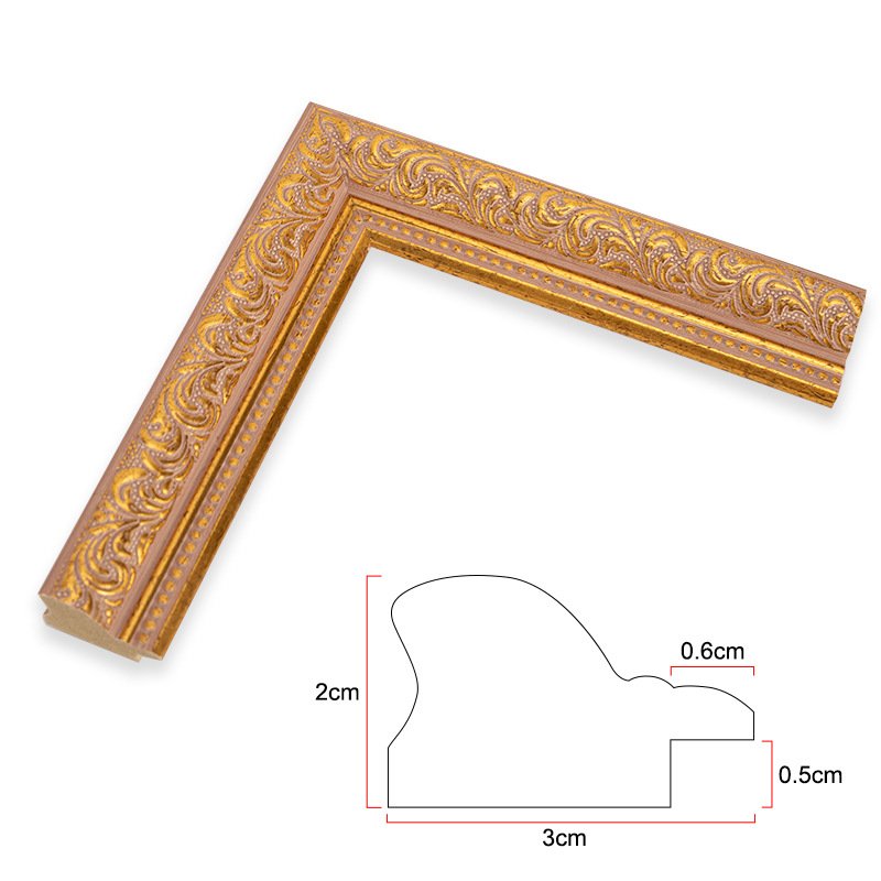 Hot Sale PS Frame Moulding Home Decoration European Picture Wooden Plastic China Factory Manufacture