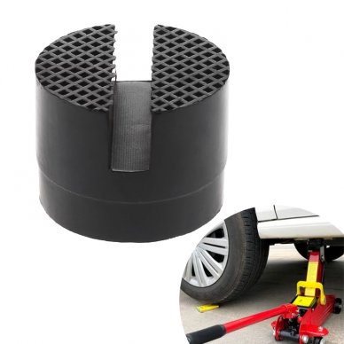Car Interior Accessories Rubber Pad For Jack 3 Ton Floor Jack Pad Pinch Weld Side Frame Protector Adapter Jacking Tool