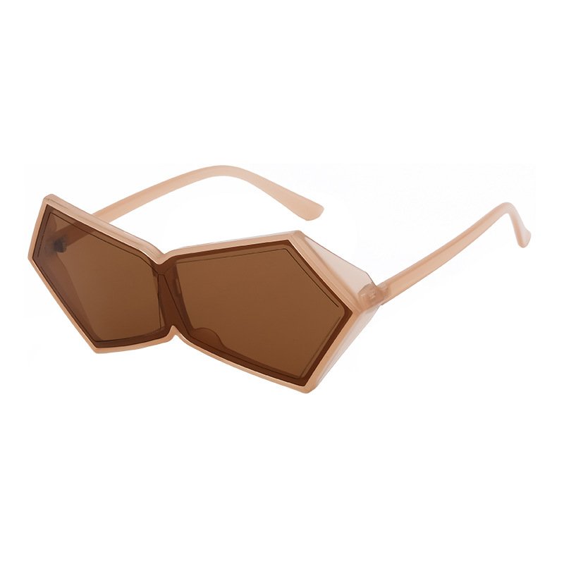 2024 Fashion Exotic Custom Sunglasses Luxury Women Manufacturers China Vintage Oversize Irregular Steampunk Y2k Sunglasses