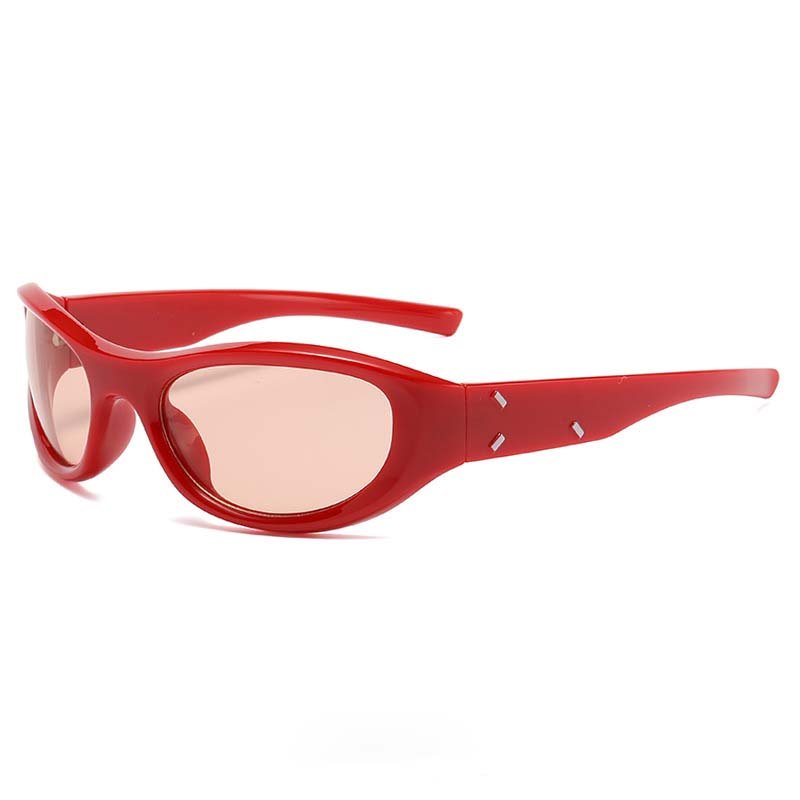 MOSI Y2k Sports Sunglasses Women Men 2024 Luxury Fashion Classic Punk Sun Glasses Female Retro 2000' Futuristic Sunglass Shades