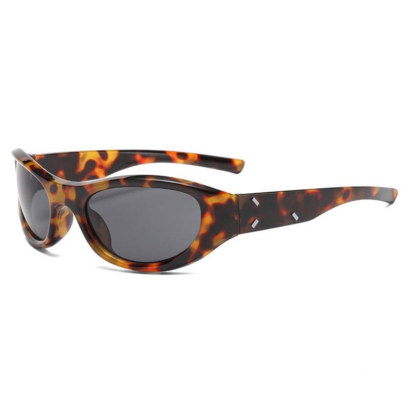 MOSI Y2k Sports Sunglasses Women Men 2024 Luxury Fashion Classic Punk Sun Glasses Female Retro 2000' Futuristic Sunglass Shades