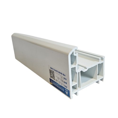 High Quality 65mm White UPVC PVC Casement Plastic Profiles Custom ODM OEM Wooden Door Frames Windows Moulding from China