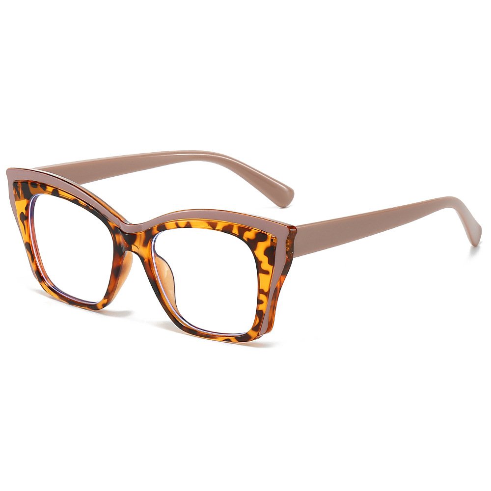 Eyewear 11209 Fashion 2024 Women Cat Eye TR90 Reading Computer Anti Blue Light Lenses Glasses