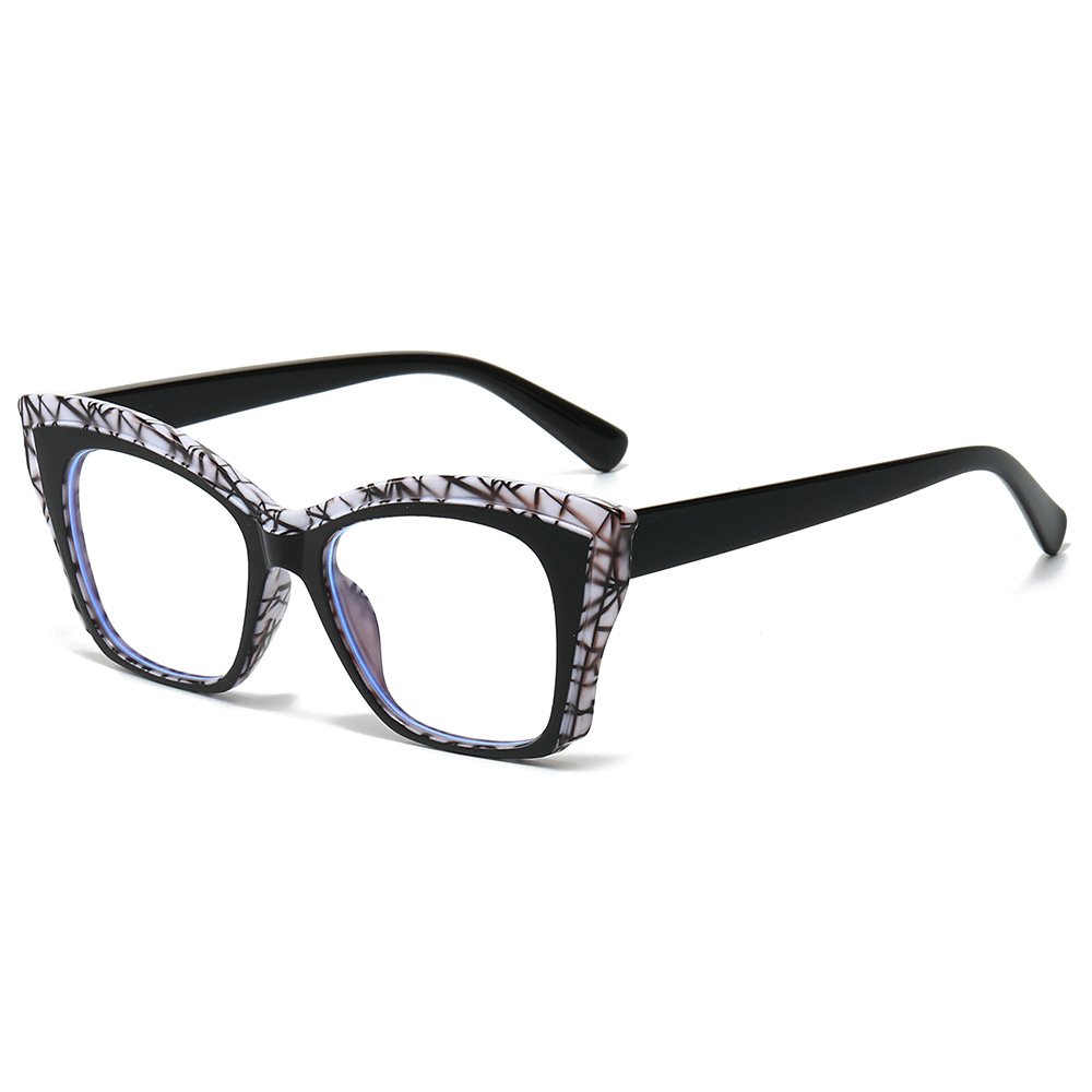 Eyewear 11209 Fashion 2024 Women Cat Eye TR90 Reading Computer Anti Blue Light Lenses Glasses