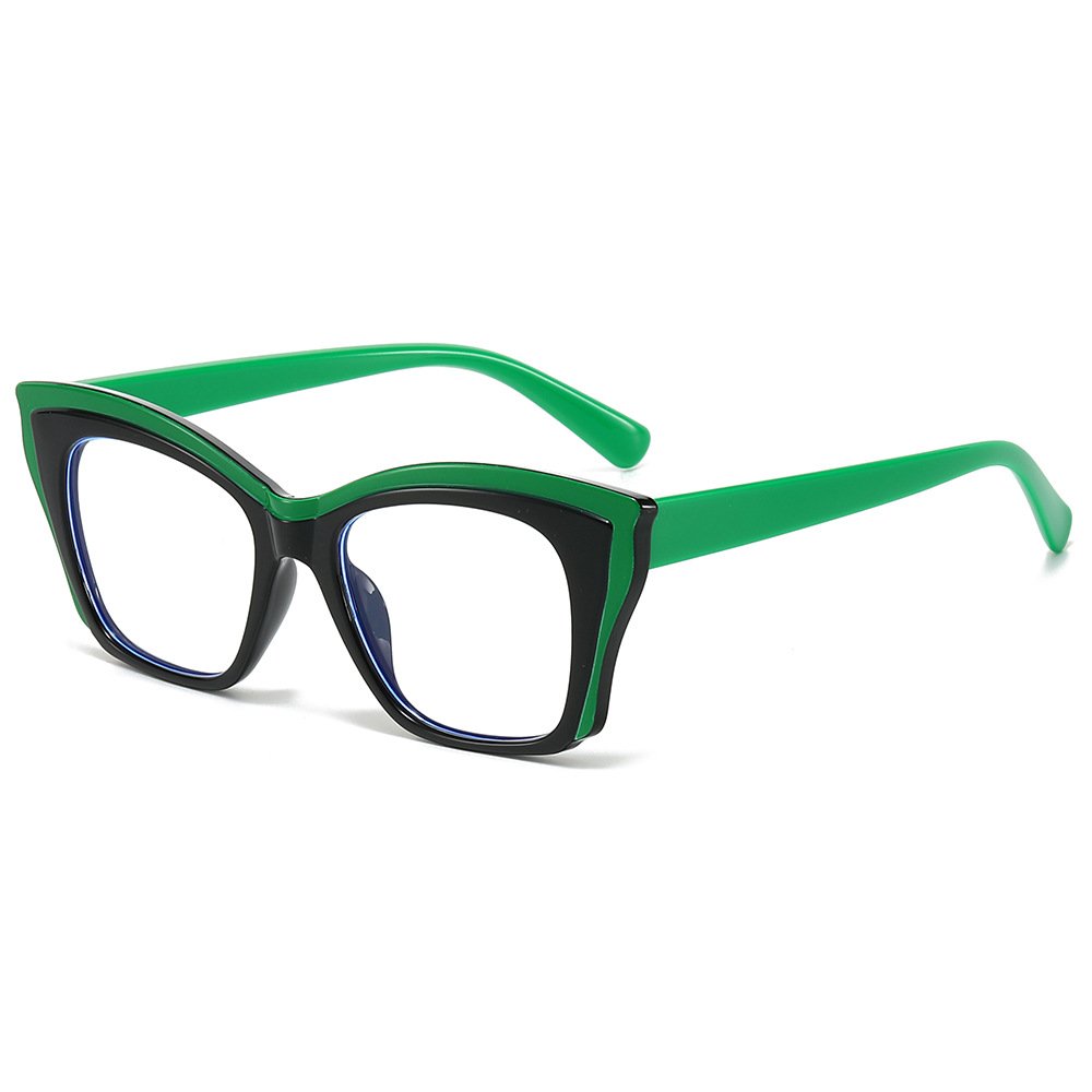 Eyewear 11209 Fashion 2024 Women Cat Eye TR90 Reading Computer Anti Blue Light Lenses Glasses