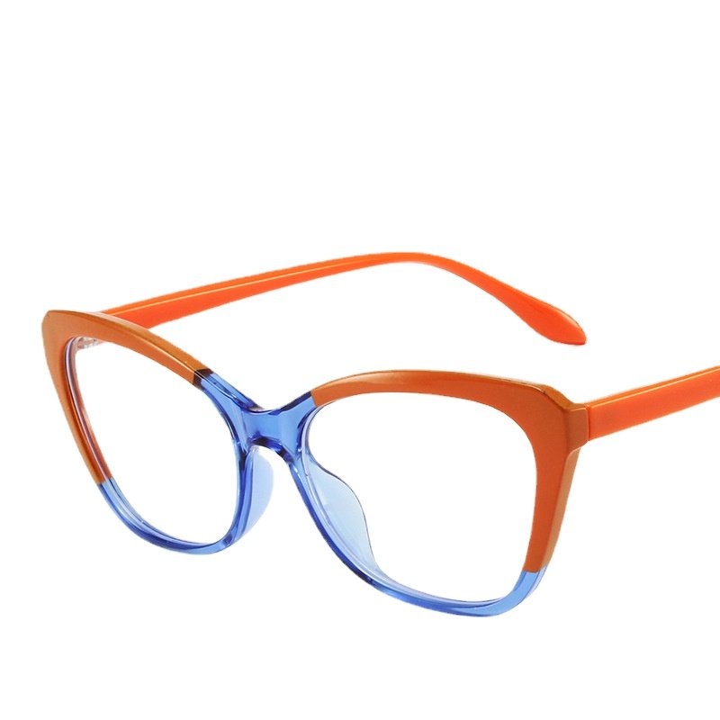 High quality TR90 eyewear frame optical spectacle frames cat eye women anti blue light glasses computer glasses