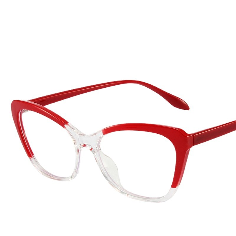 High quality TR90 eyewear frame optical spectacle frames cat eye women anti blue light glasses computer glasses