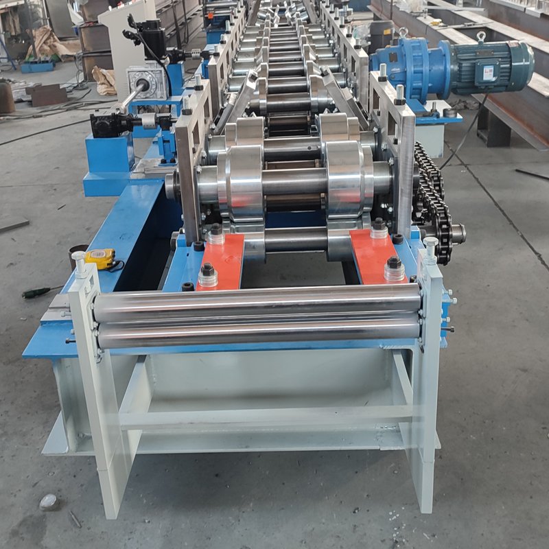 Automatic Quickly Change Steel Frame Channel Punch Hole C Z Purlin Roll Forming Machine