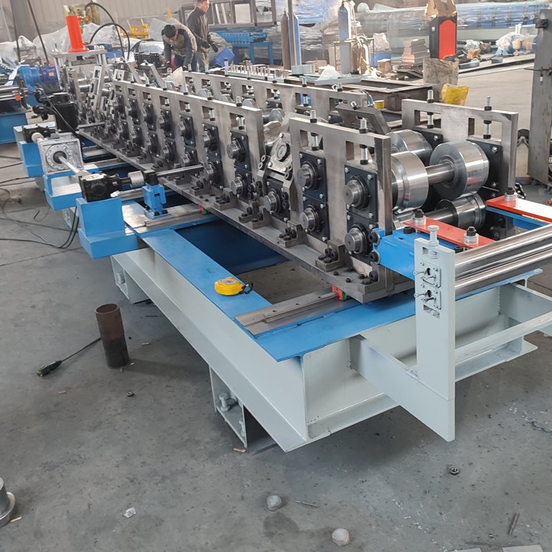 Automatic Quickly Change Steel Frame Channel Punch Hole C Z Purlin Roll Forming Machine