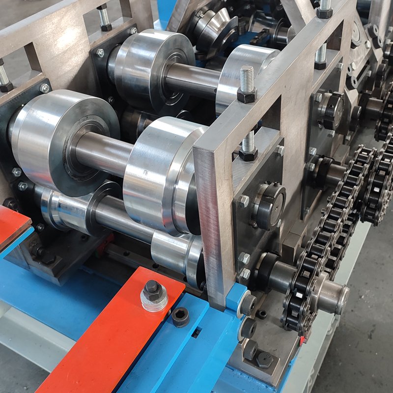 Automatic Quickly Change Steel Frame Channel Punch Hole C Z Purlin Roll Forming Machine