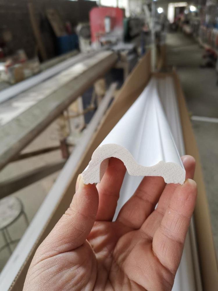 modern waterproof wall decorative foam polystyrene baseboard PS SKIRTING BOARD mouldings chair rails